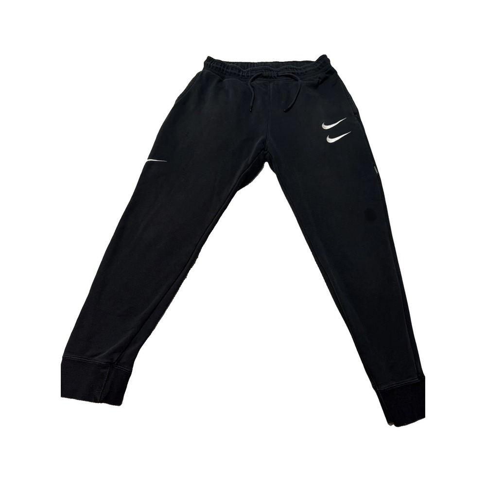 Nike Sportswear Double Swoosh Joggers Medium Black